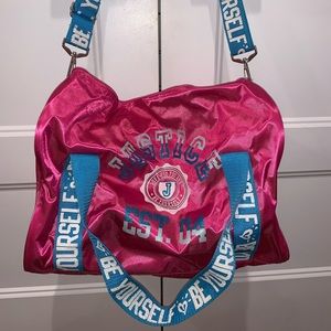 Justice Pink Duffel Bag